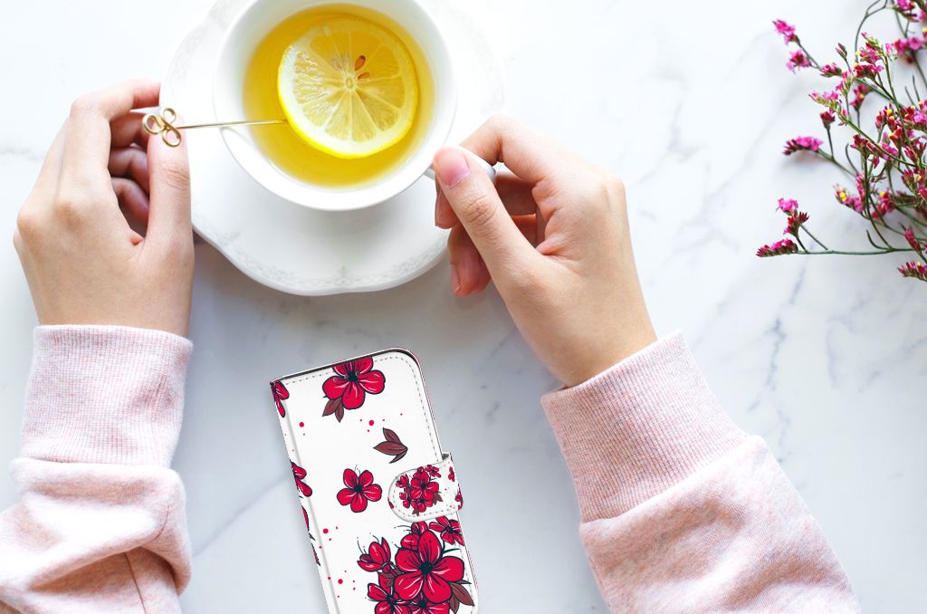 Apple iPhone 12 Mini Hoesje Blossom Red