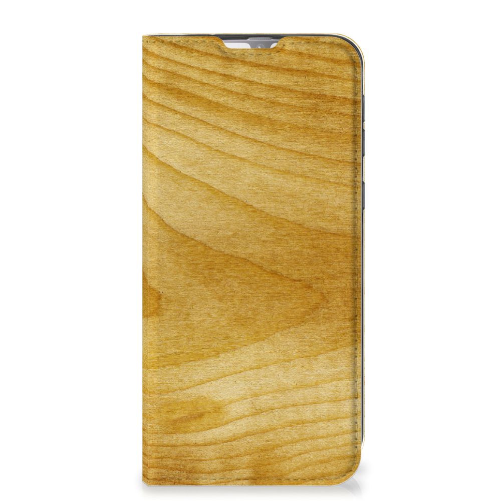 Samsung Galaxy M31 Book Wallet Case Licht Hout - B2C Telecom