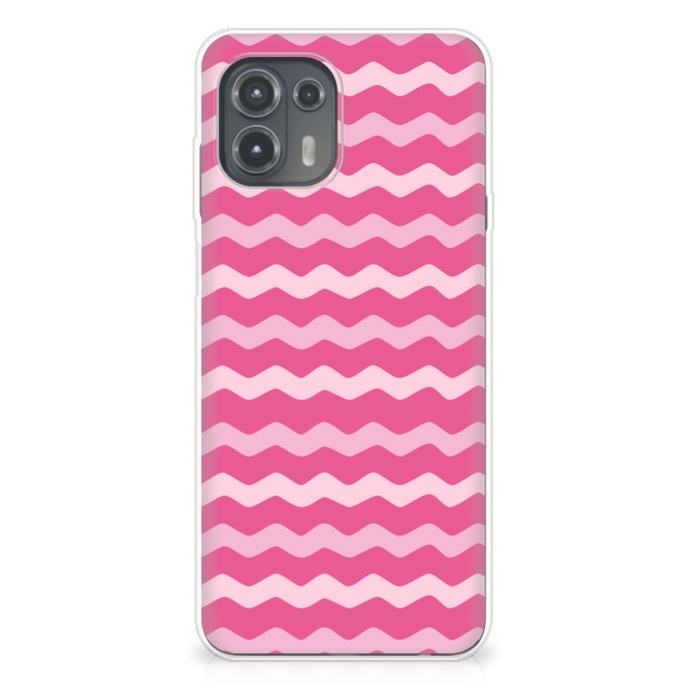 Motorola Edge 20 Lite TPU bumper Waves Pink B2C Telecom