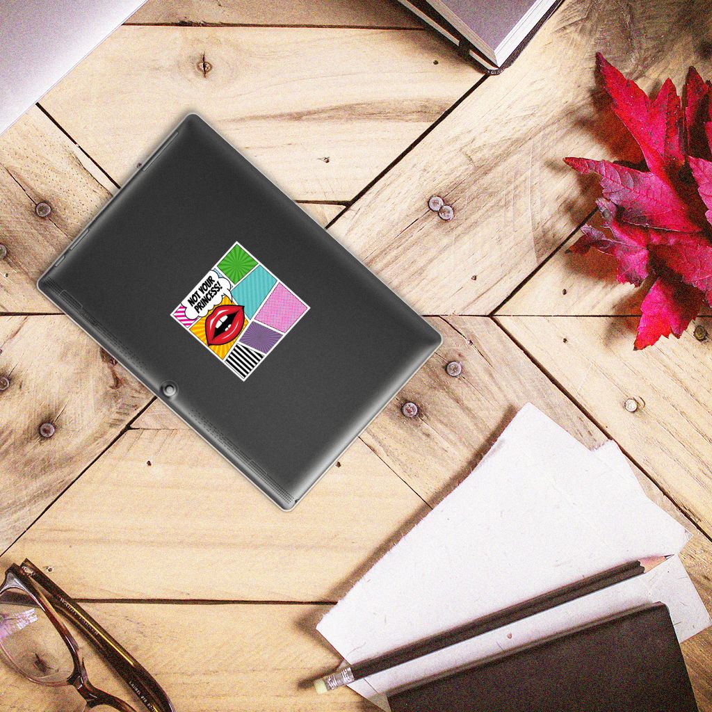 Lenovo Tab 10 | Tab 2 A10-30 Leuke Siliconen Hoes Popart Princess - B2C Telecom