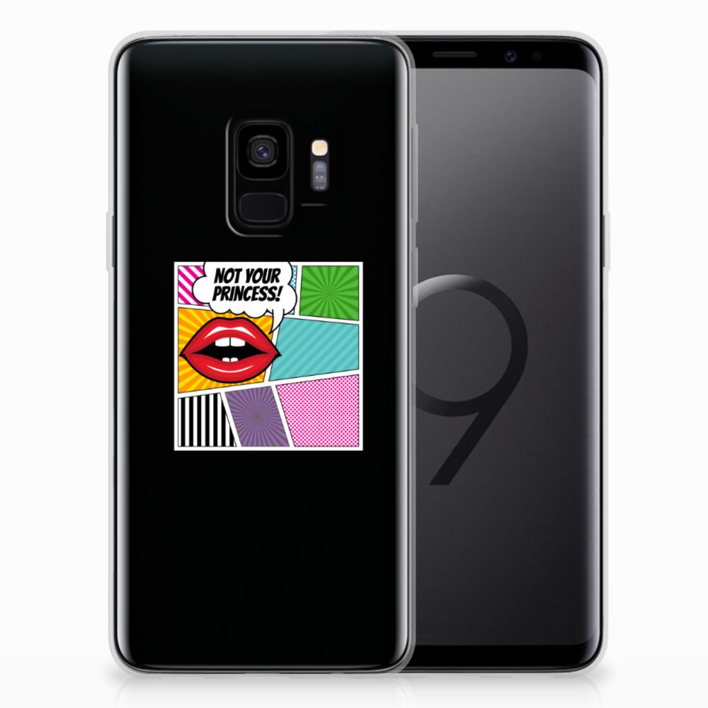 Samsung Galaxy S9 Silicone Back Cover Popart Princess