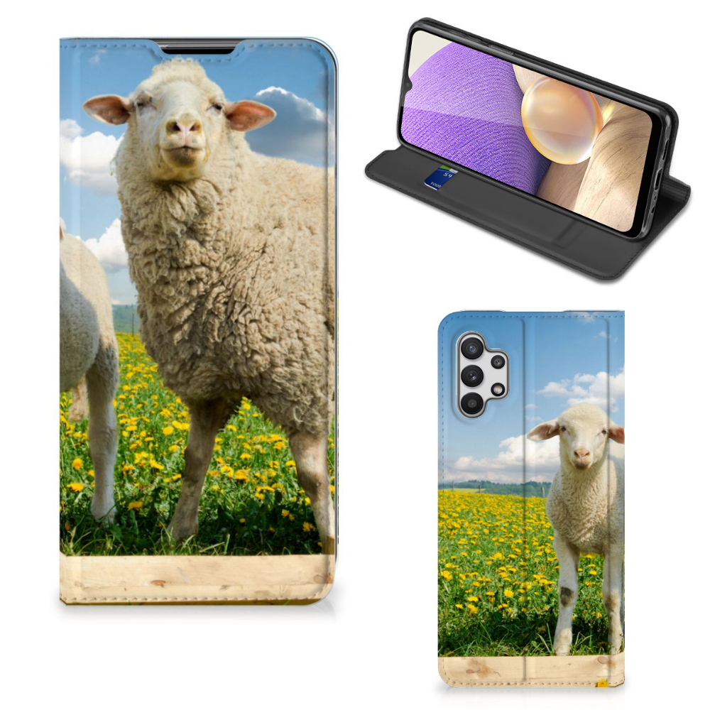 Samsung Galaxy A32 5G Hoesje maken Schaap en Lammetje - B2C Telecom
