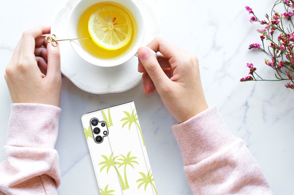 Samsung Galaxy A32 4G | A32 5G Enterprise Editie Smart Cover Palmtrees - B2C Telecom