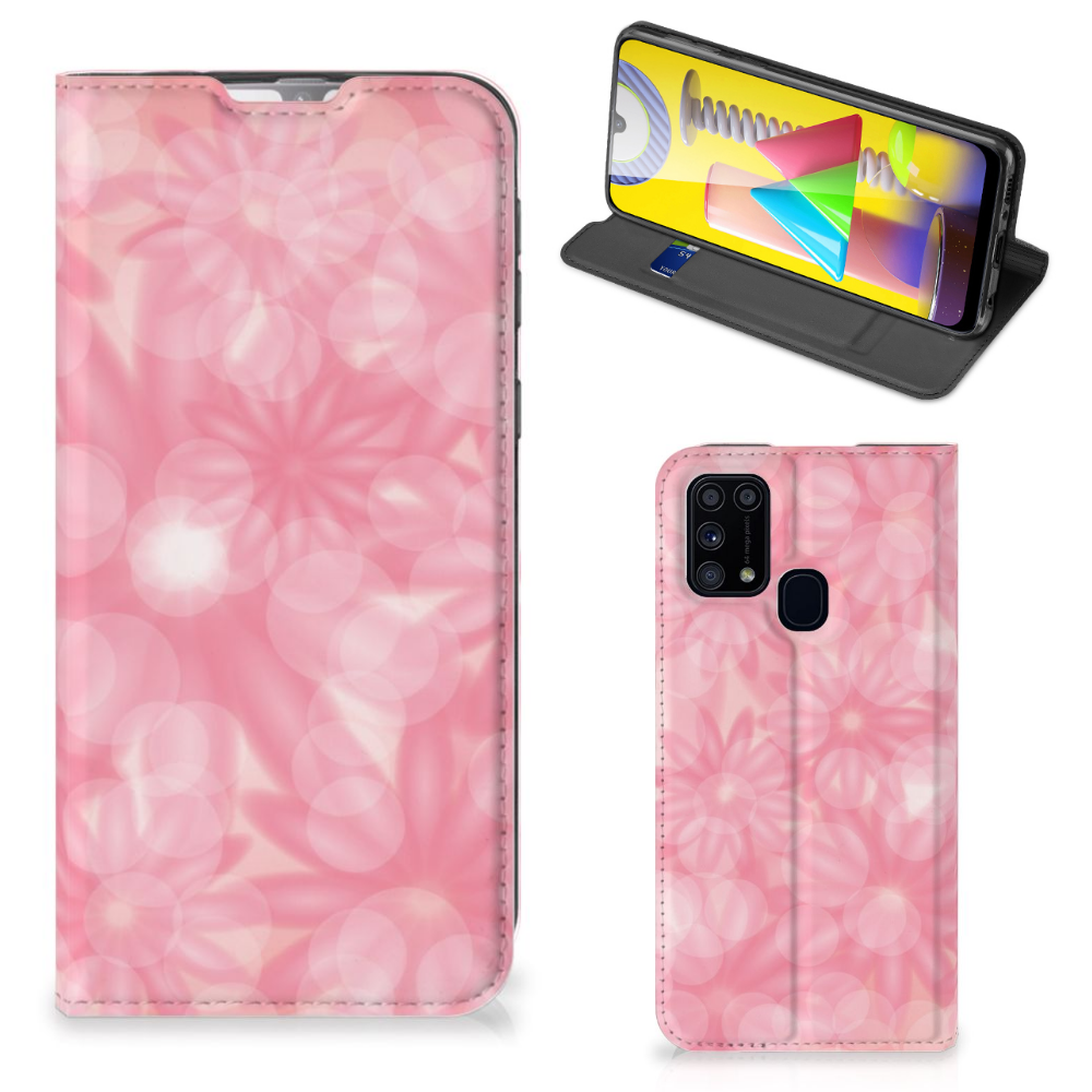 Samsung Galaxy M31 Smart Cover Spring Flowers - B2C Telecom