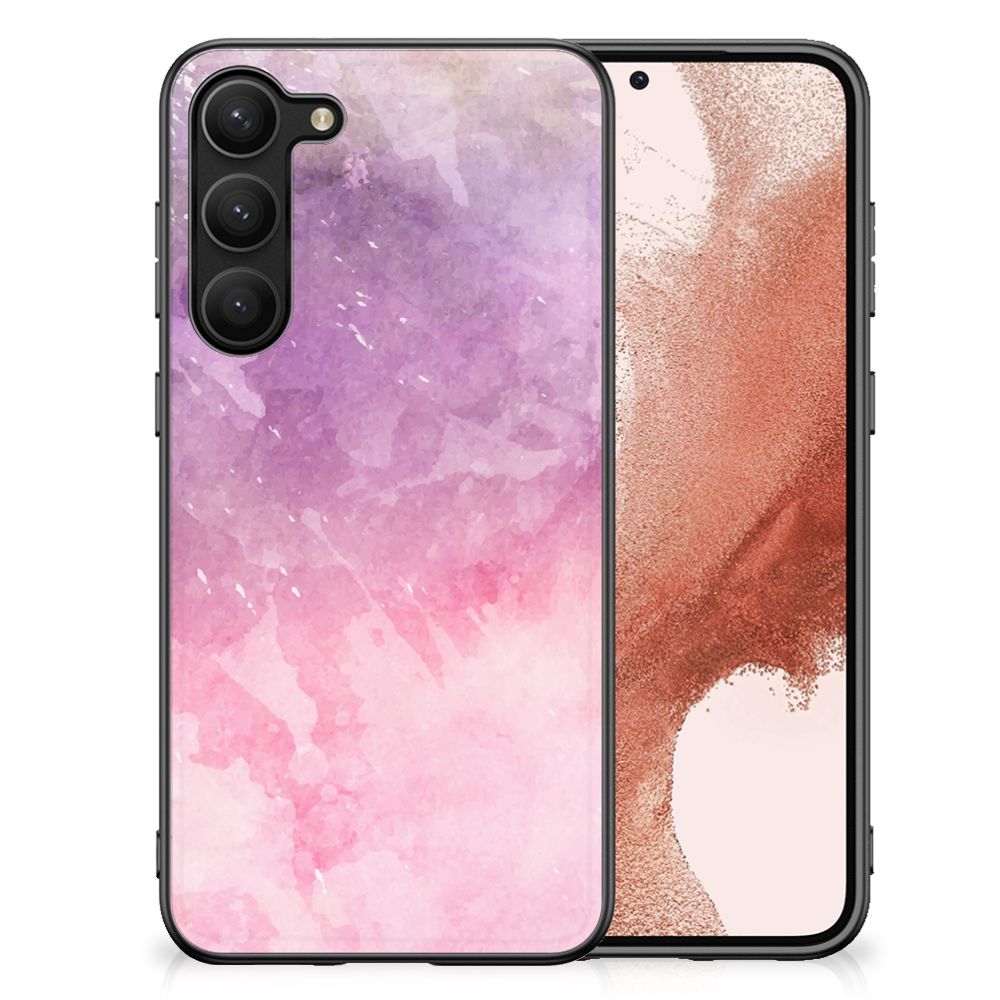 Kleurrijke Telefoonhoesje Samsung Galaxy S23 Plus Pink Purple Paint B2C Telecom