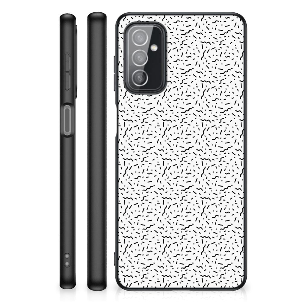 Samsung Galaxy M52 Back Case Stripes Dots B2C Telecom