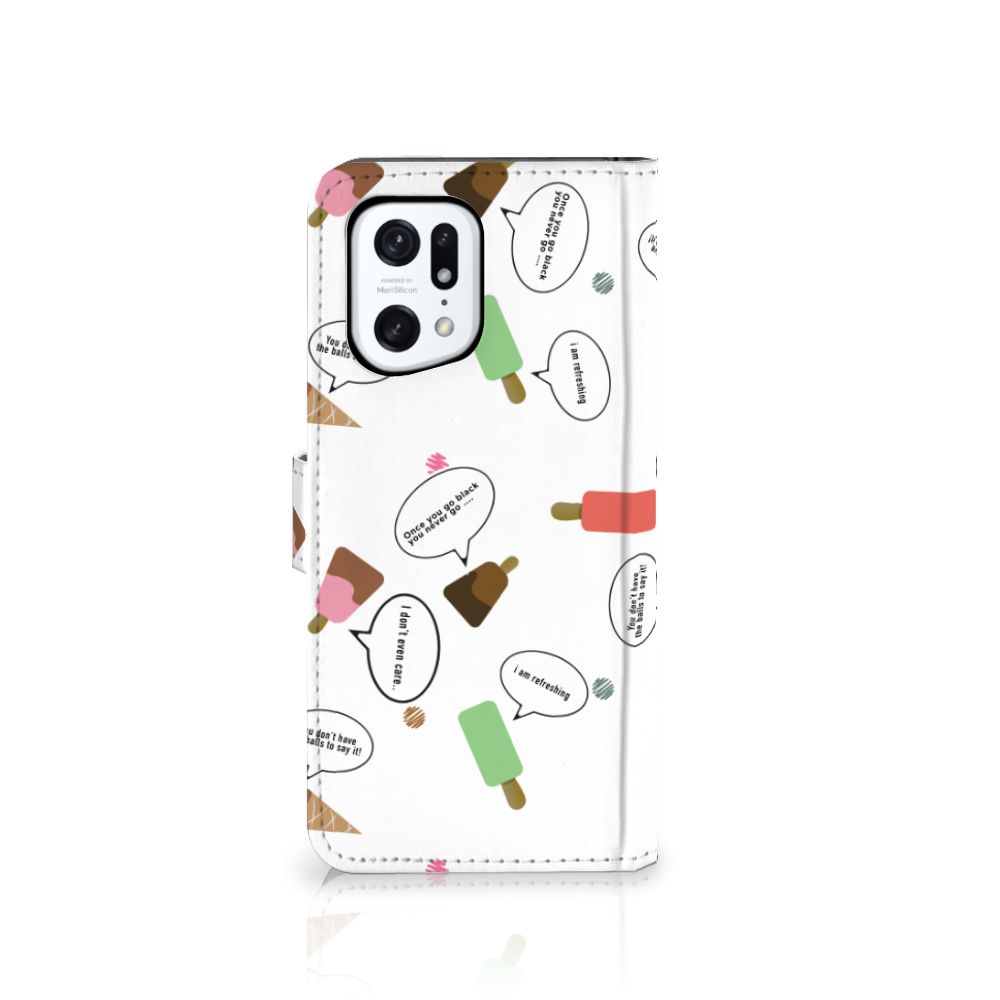OPPO Find X5 Pro Book Cover IJsjes