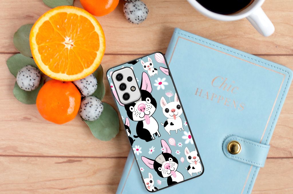 Samsung Galaxy A23 Dierenprint Telefoonhoesje Hondjes B2C Telecom