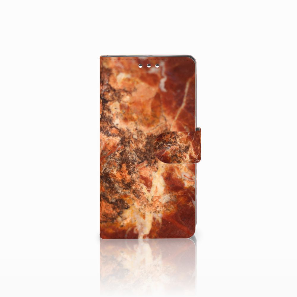 Sony Xperia XZ1 Bookcase Marmer Bruin