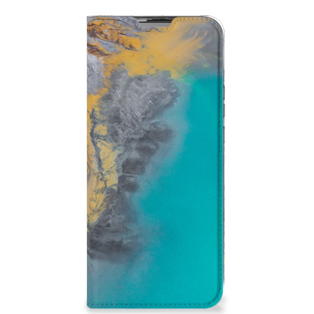 Motorola Moto G9 Power Standcase Marble Blue Gold - B2C Telecom