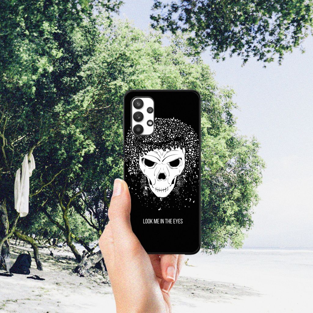 Telefoonhoesje Samsung Galaxy A32 5G Skull Hair B2C Telecom
