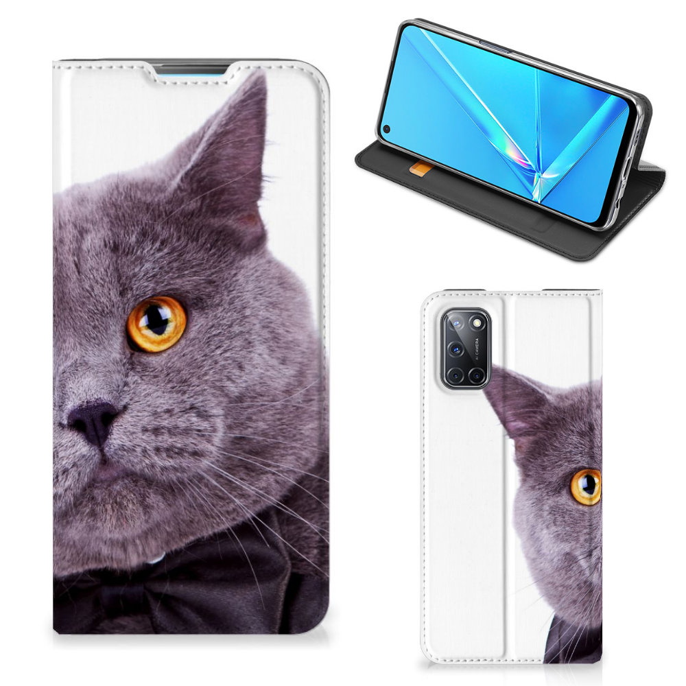OPPO A52 | A72 Hoesje maken Kat - B2C Telecom