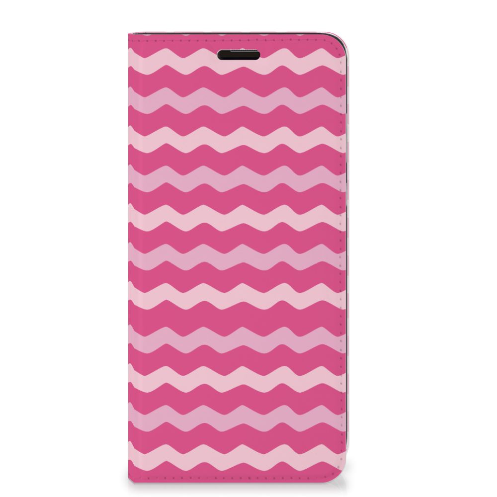 Samsung Galaxy S9 Plus Hoesje met Magneet Waves Pink