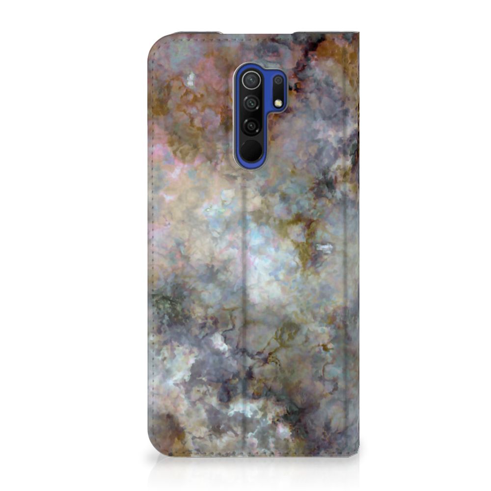 Xiaomi Redmi 9 Standcase Marmer Grijs - B2C Telecom