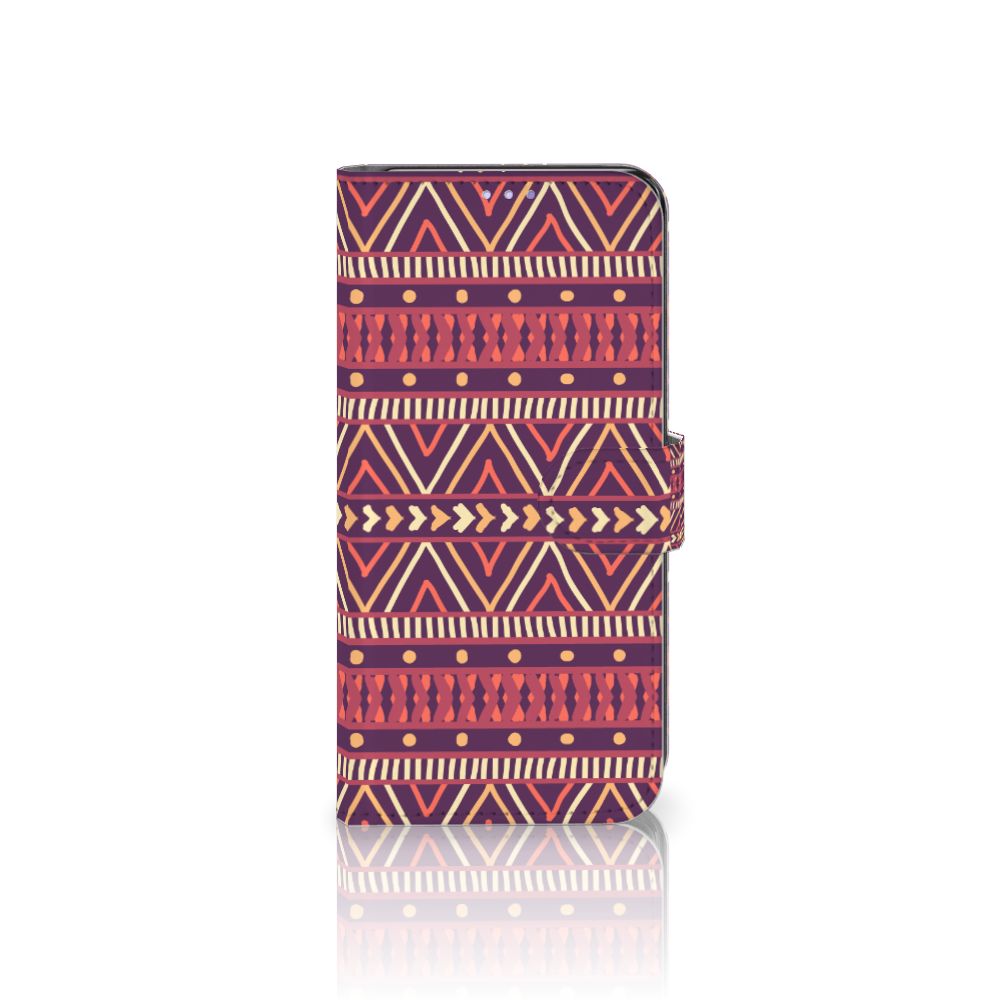 OPPO Find X3 Lite Telefoon Hoesje Aztec Paars
