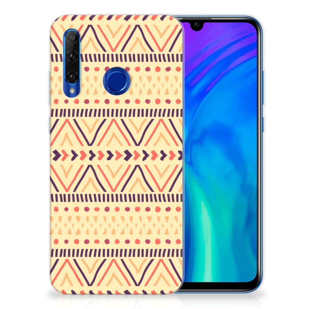 Honor 20 Lite TPU bumper Aztec Yellow