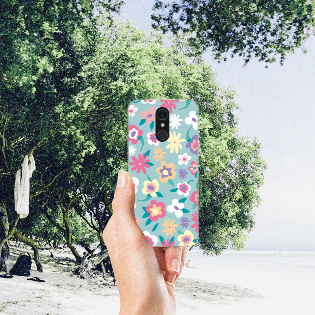 LG Q7 TPU Case Flower Power