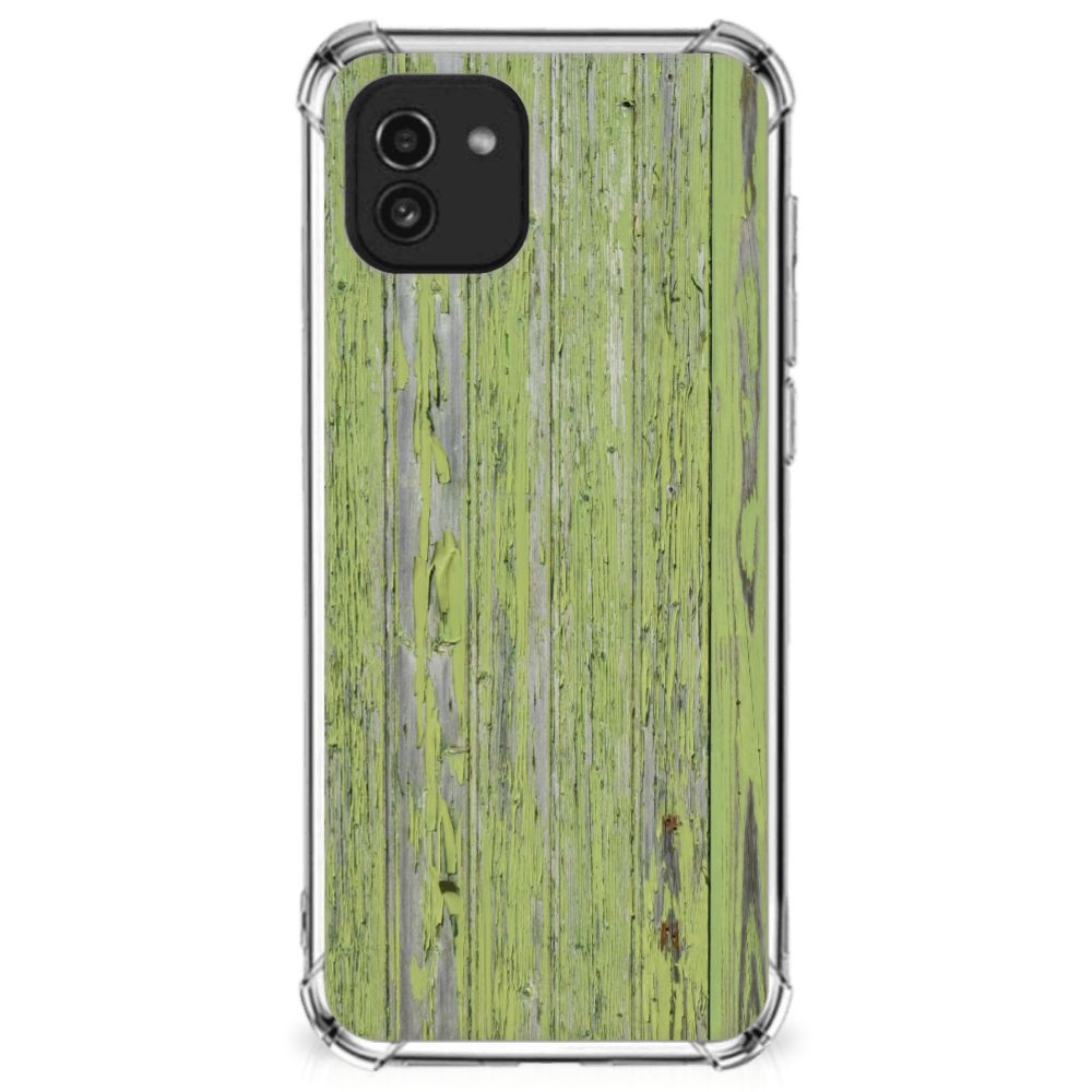 Samsung Galaxy A03 Stevig Telefoonhoesje Green Wood B2C Telecom