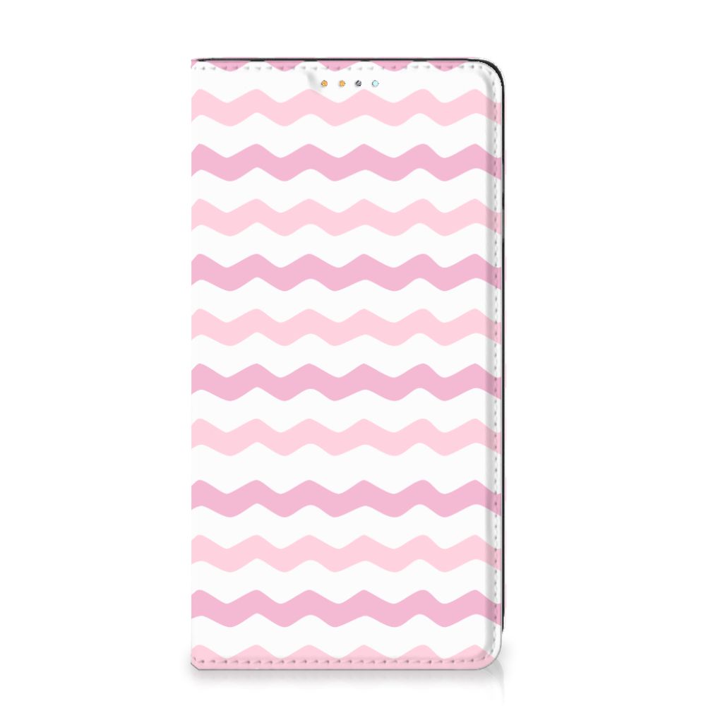 Samsung Galaxy A32 4G | A32 5G Enterprise Editie Hoesje met Magneet Waves Roze - B2C Telecom