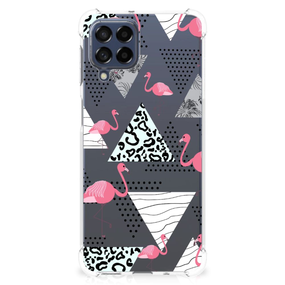 Samsung Galaxy M53 Case Anti-shock Flamingo Triangle