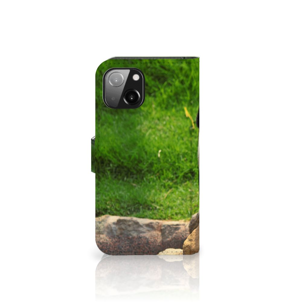 Apple iPhone 13 Telefoonhoesje met Pasjes Panda