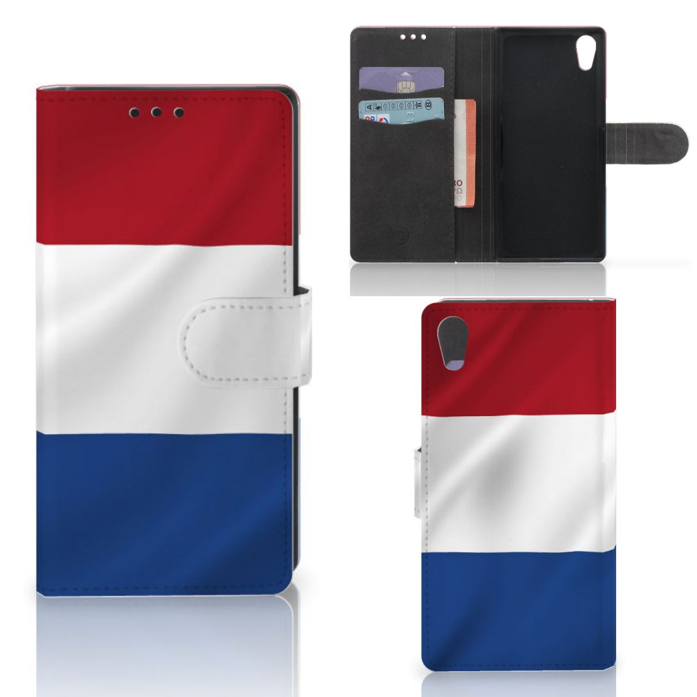 Sony Xperia XA1 Bookstyle Case Nederlandse Vlag