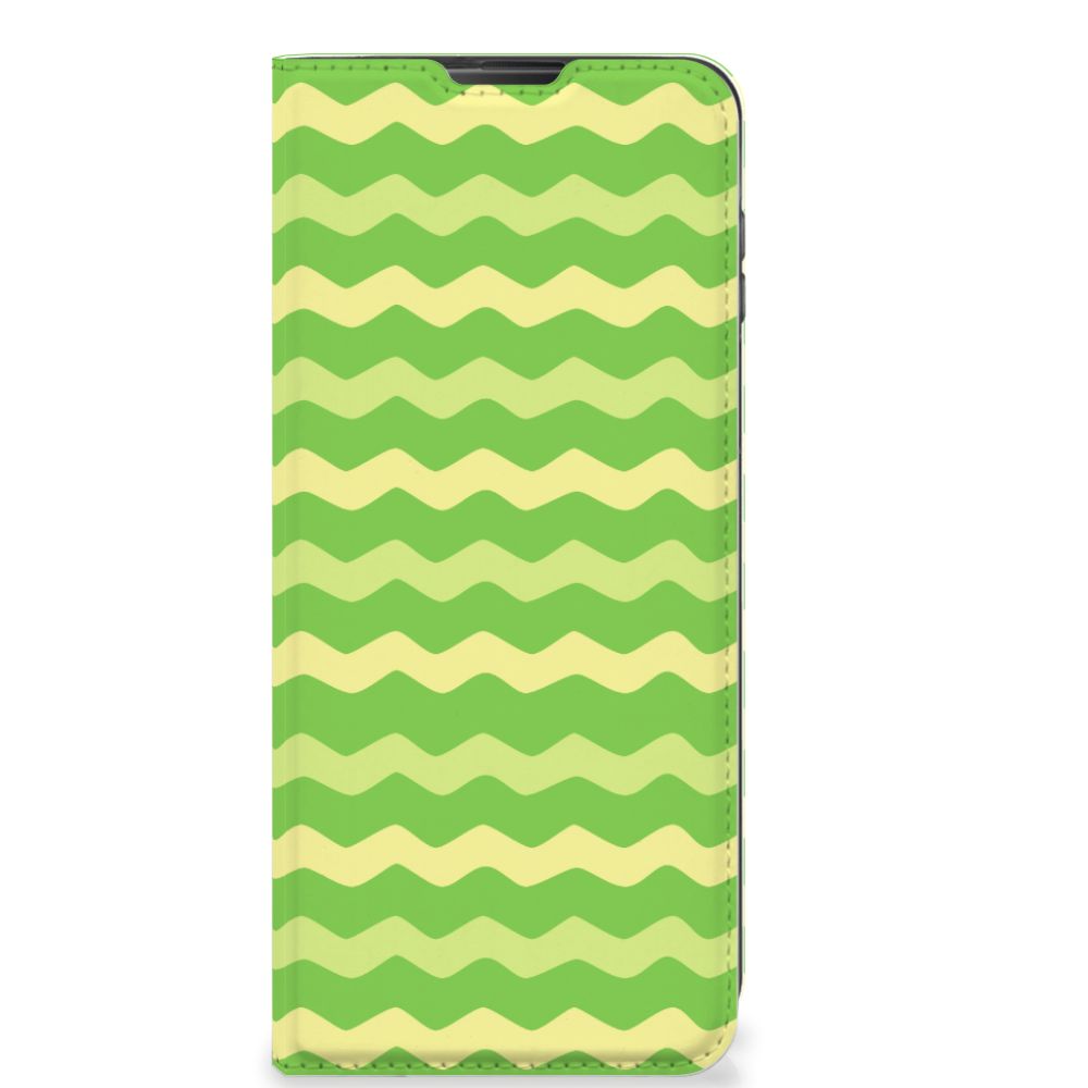 Motorola Moto G 5G Plus Hoesje met Magneet Waves Green - B2C Telecom