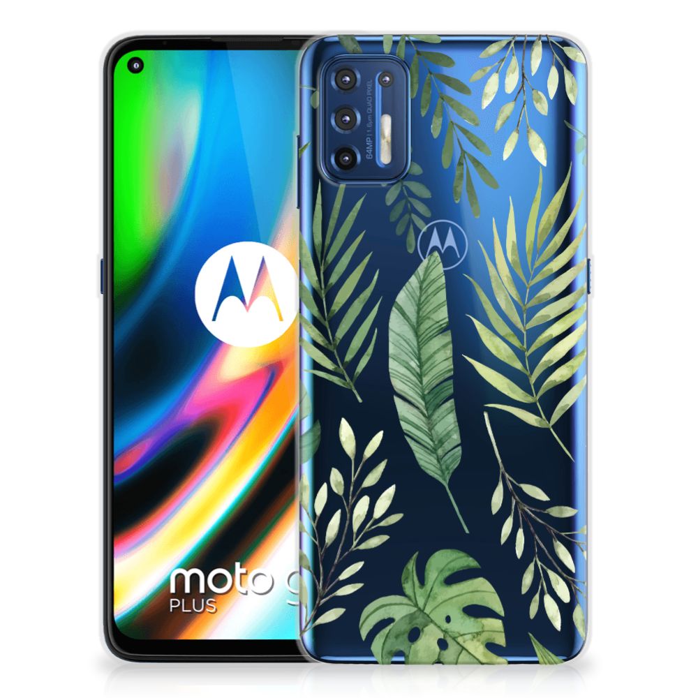 Motorola Moto G9 Plus TPU Case Leaves