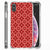 Apple iPhone X | Xs Doorzichtige Silicone Hoesje Batik Rood
