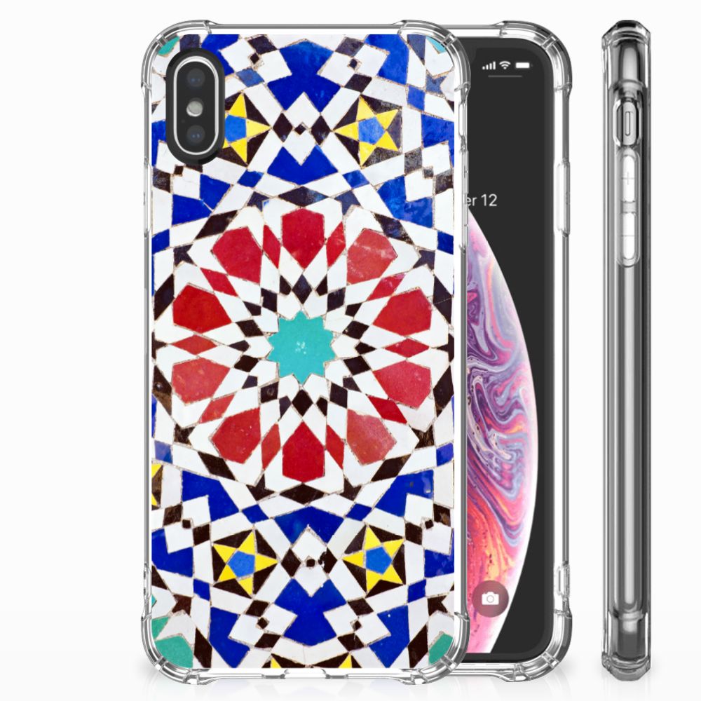 Apple iPhone X | Xs Anti-Shock Hoesje Mozaïek