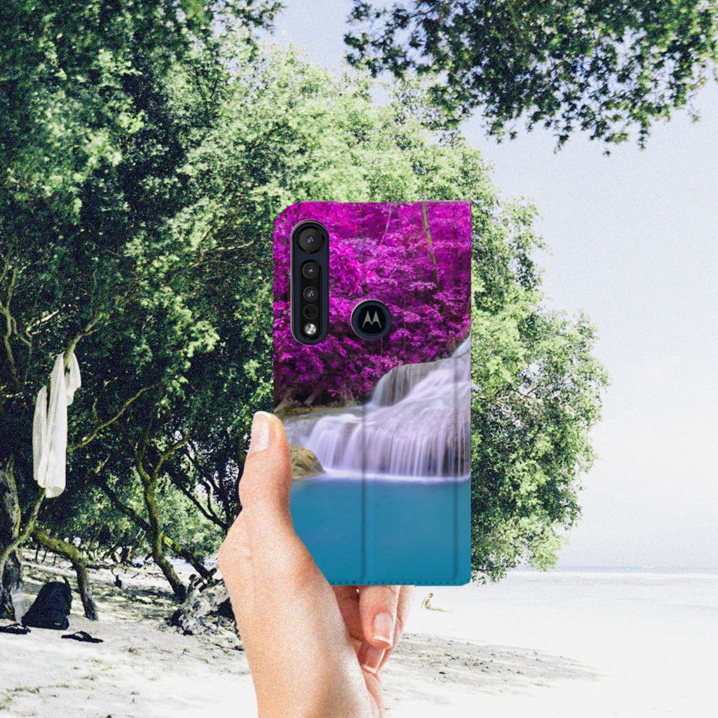 Motorola G8 Plus Book Cover Waterval - B2C Telecom