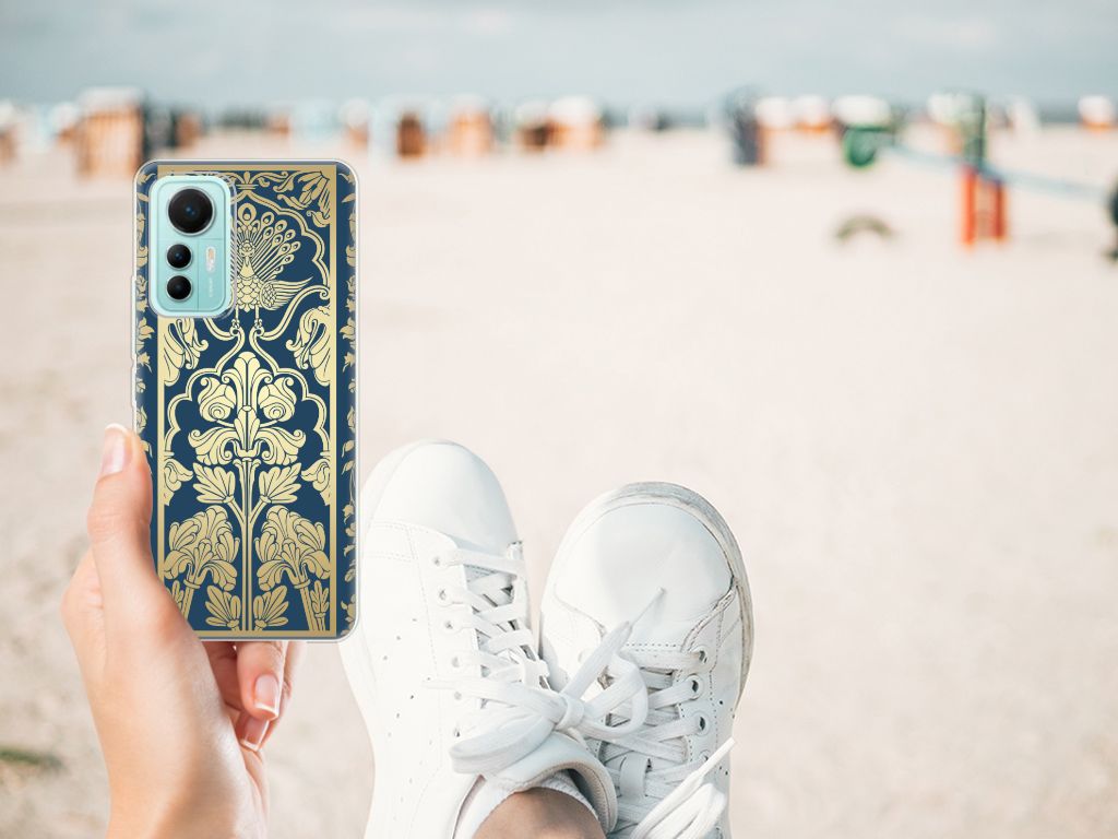 Xiaomi 12 Lite TPU Case Beige Flowers B2C Telecom