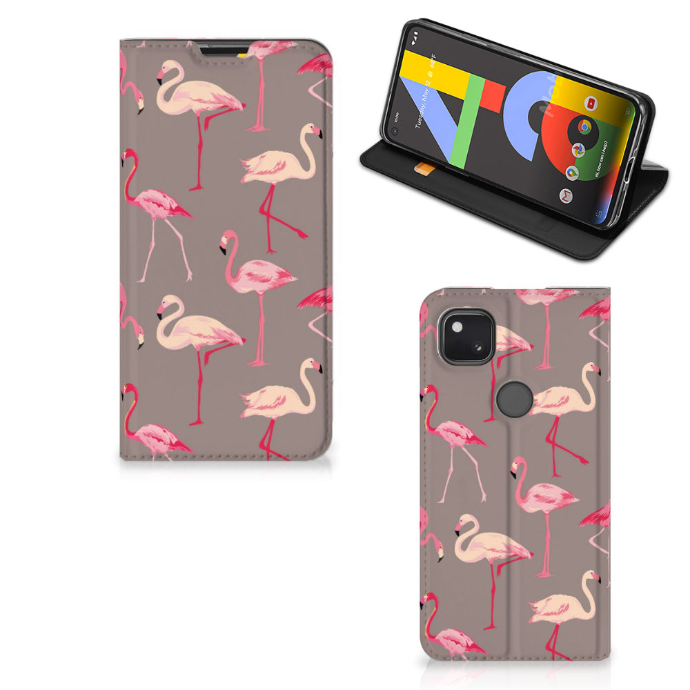 Google Pixel 4a Hoesje maken Flamingo