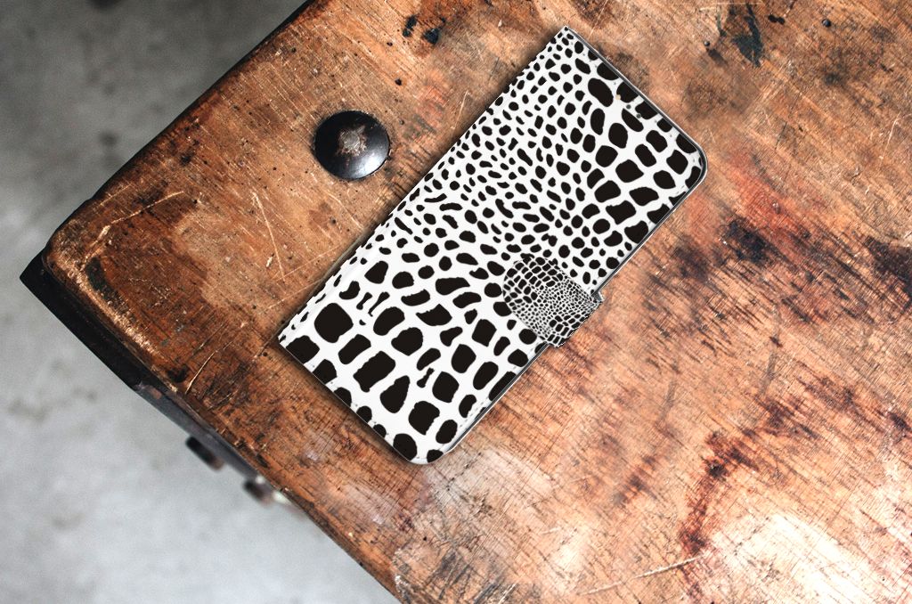 Nokia 5.3 Telefoonhoesje met Pasjes Slangenprint
