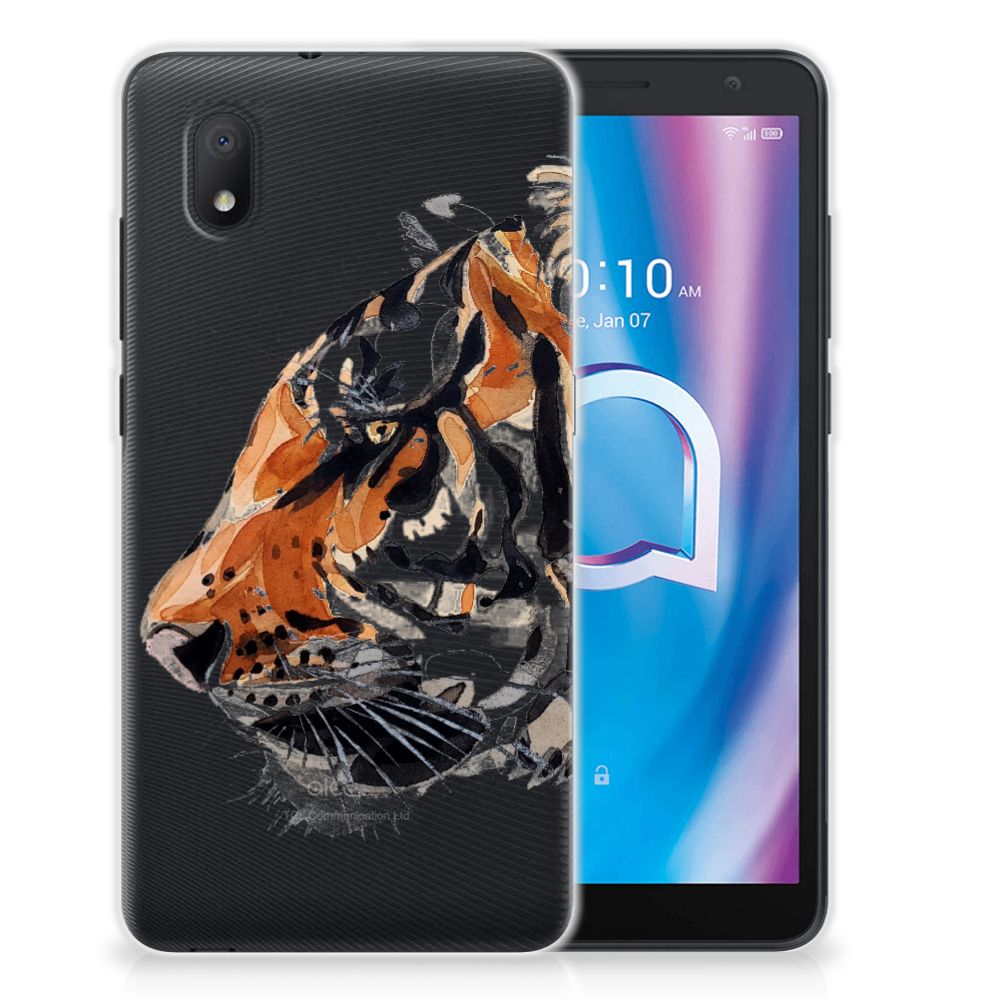 Hoesje maken Alcatel 1B (2020) Watercolor Tiger