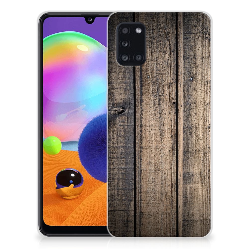 Samsung Galaxy A31 Bumper Hoesje Steigerhout