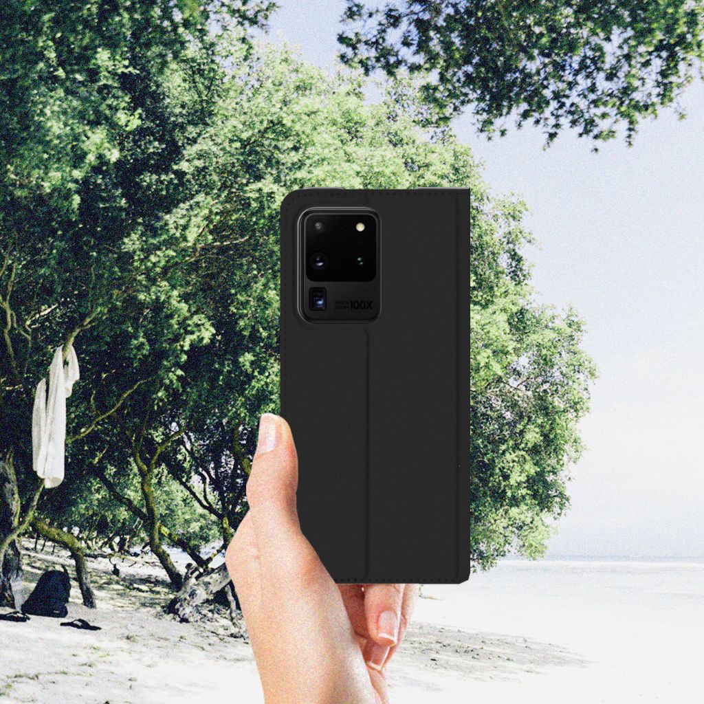 Samsung Galaxy S20 Ultra Hoesje met tekst Woke Up - Origineel Cadeau Zelf Maken - B2C Telecom