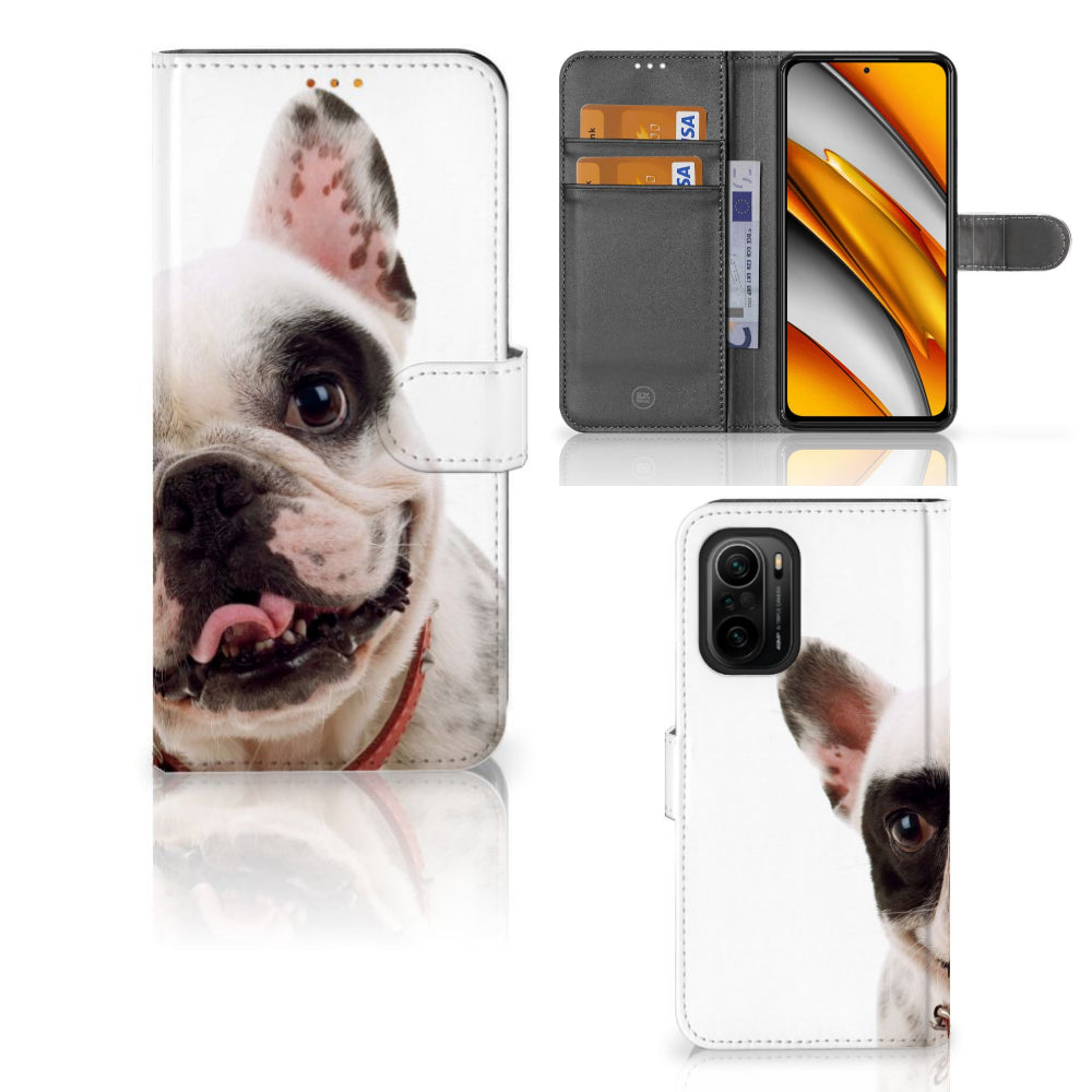 Poco F3 | Xiaomi Mi 11i Telefoonhoesje met Pasjes Franse Bulldog