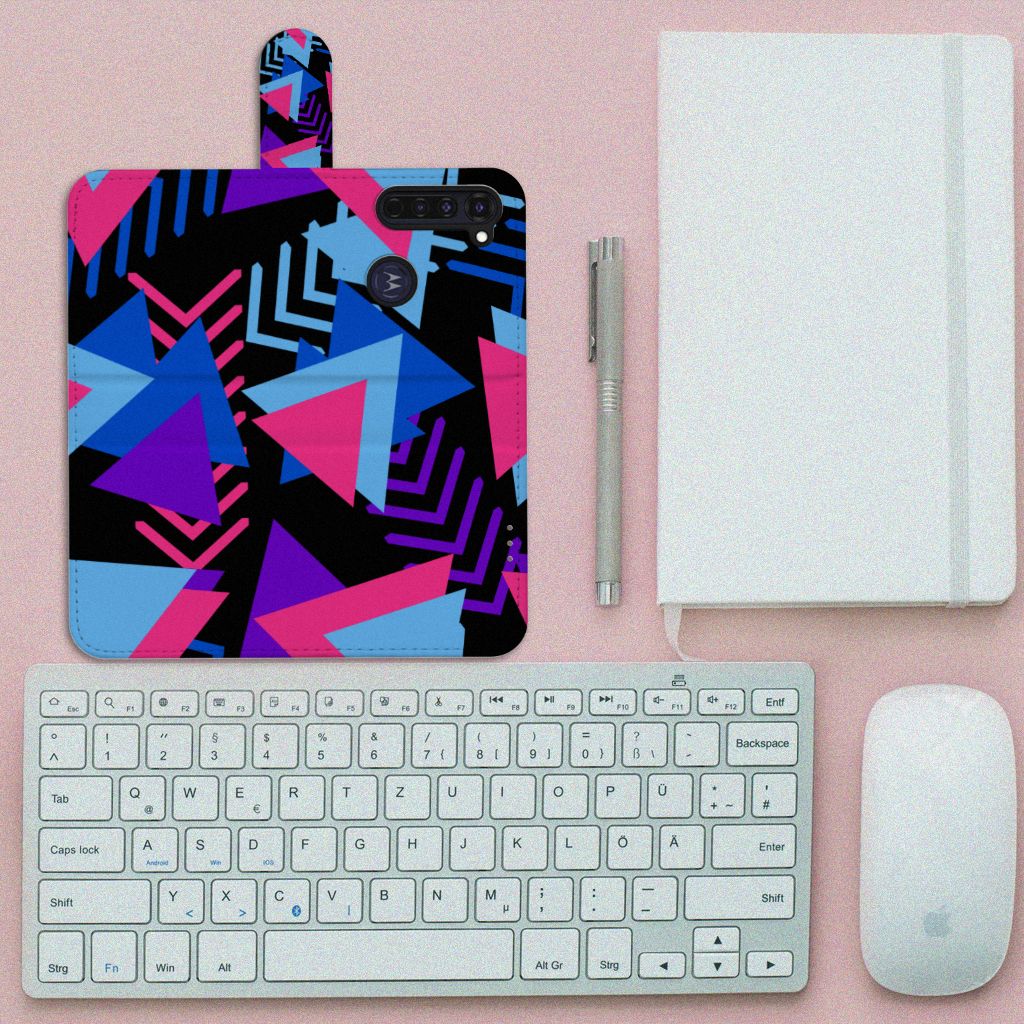 Motorola Moto G Pro Book Case Funky Triangle