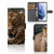 Samsung Galaxy S22 Plus Telefoonhoesje met Pasjes Luipaard