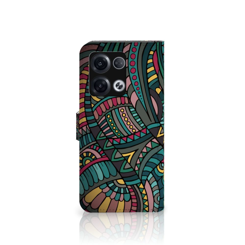 OPPO Reno8 Pro Telefoon Hoesje Aztec