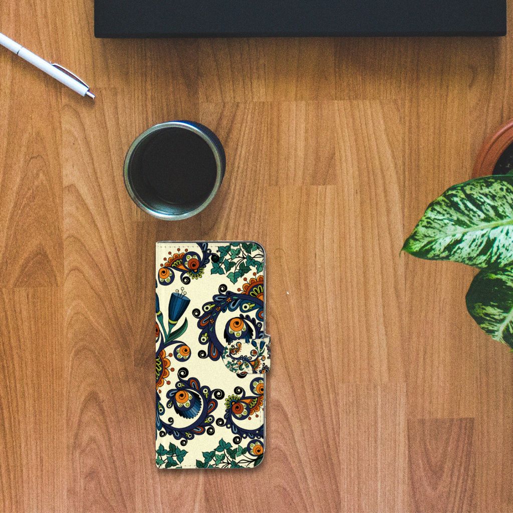 Wallet Case Samsung Galaxy S21 Ultra Barok Flower