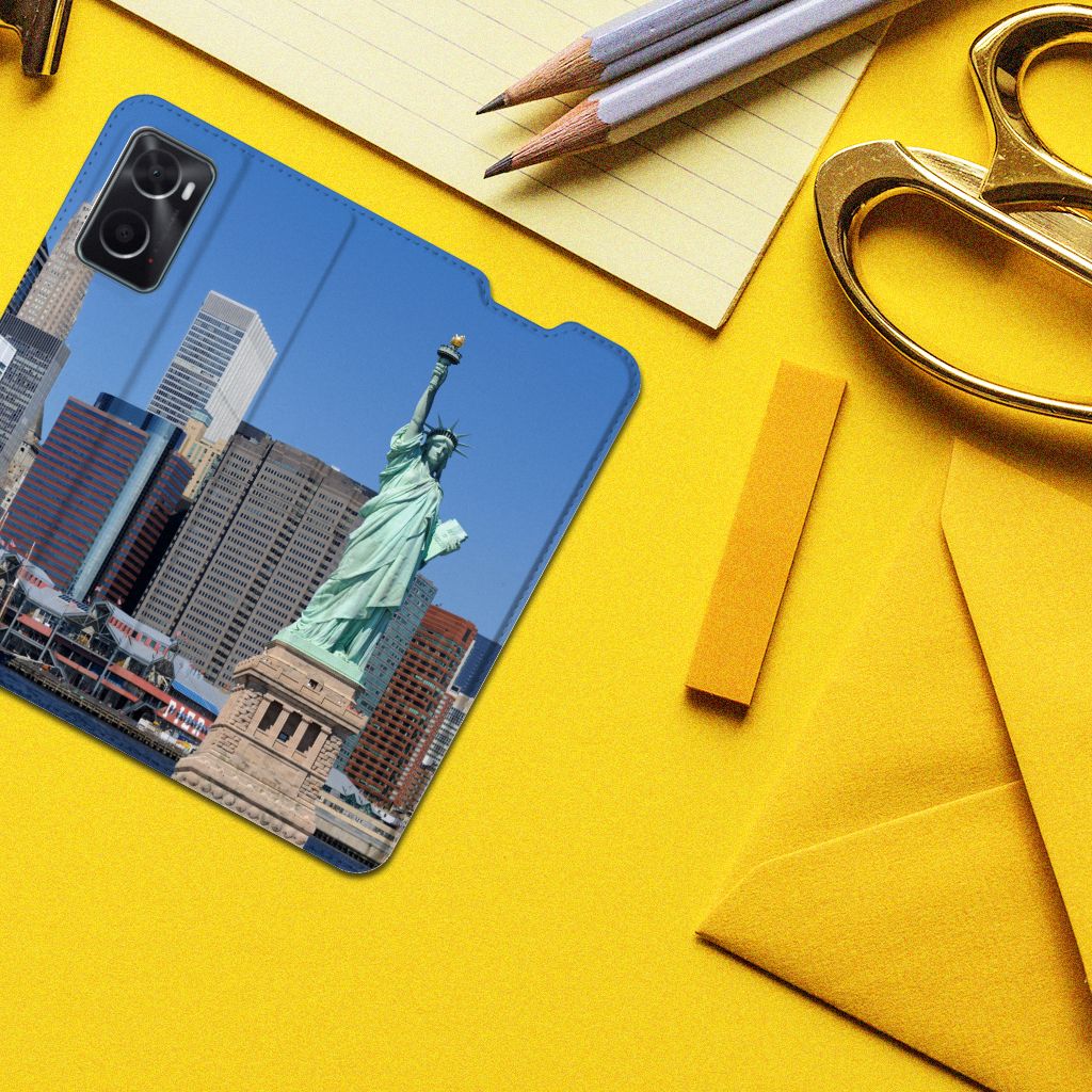OPPO A96 | A76 Book Cover Vrijheidsbeeld - B2C Telecom
