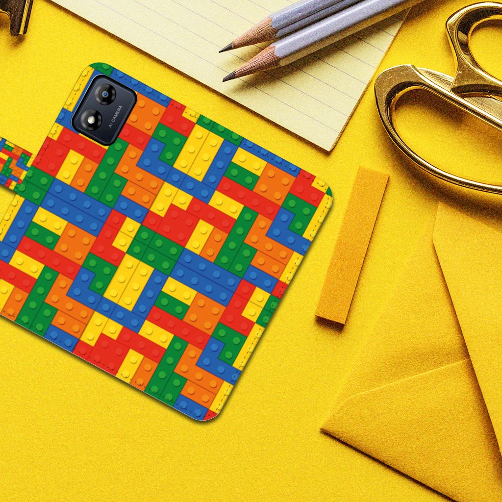 Motorola Moto E13 4G Telefoon Hoesje Blokken