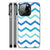 iPhone 14 Pro Back Case Zigzag Blauw B2C Telecom