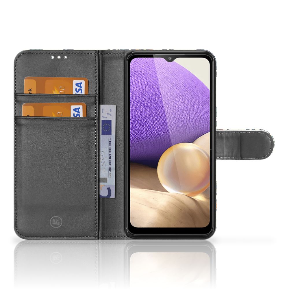 Wallet Case Samsung Galaxy A32 4G Barok Flower