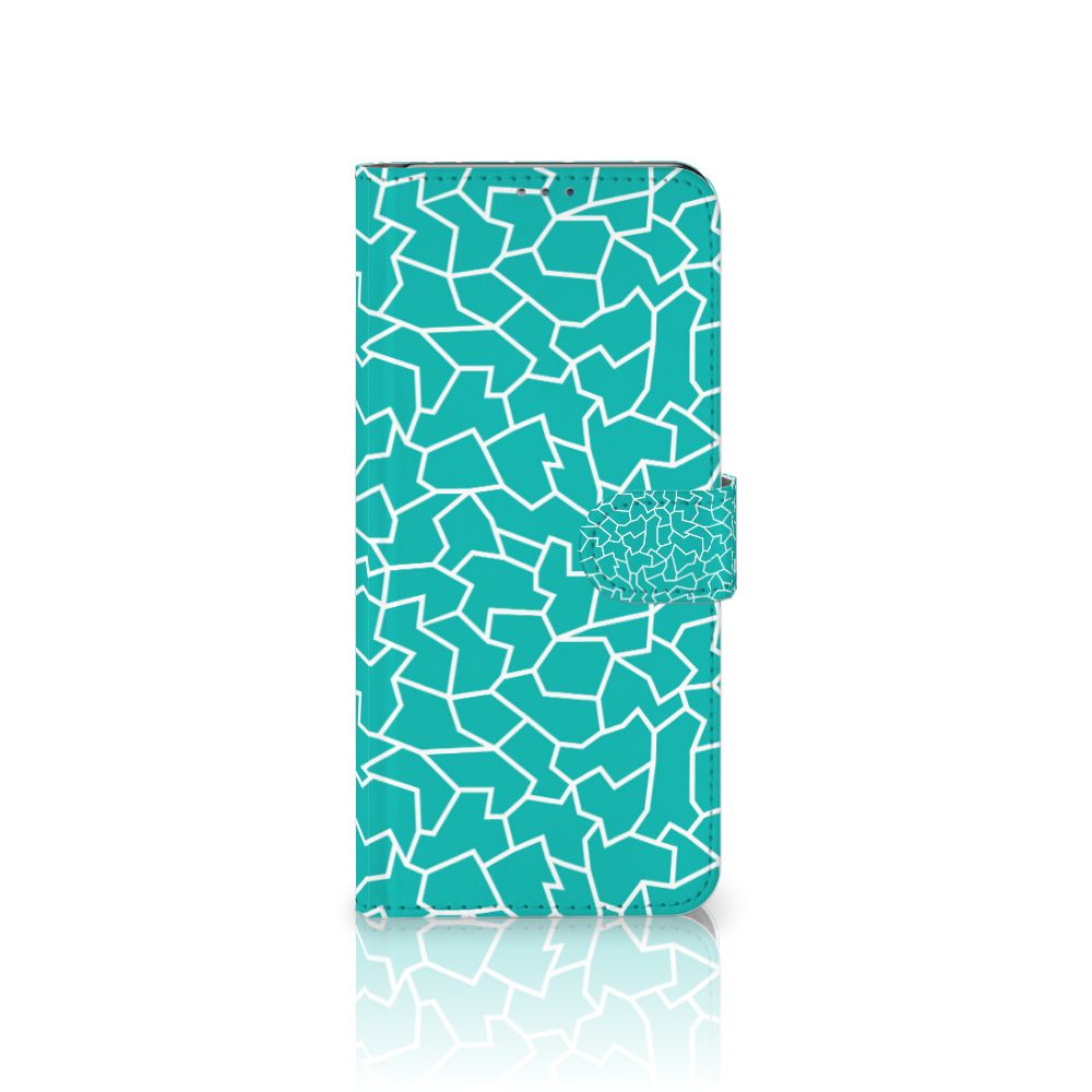 Motorola Moto G 5G Plus Hoesje Cracks Blue