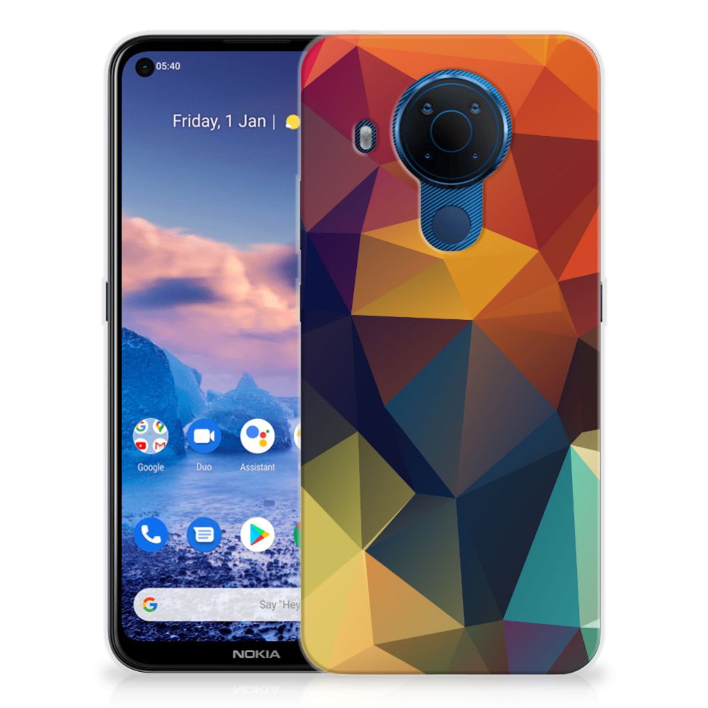 Nokia 5.4 TPU Hoesje Polygon Color