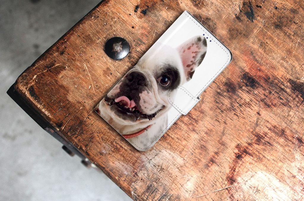 Nokia 5.4 Telefoonhoesje met Pasjes Franse Bulldog