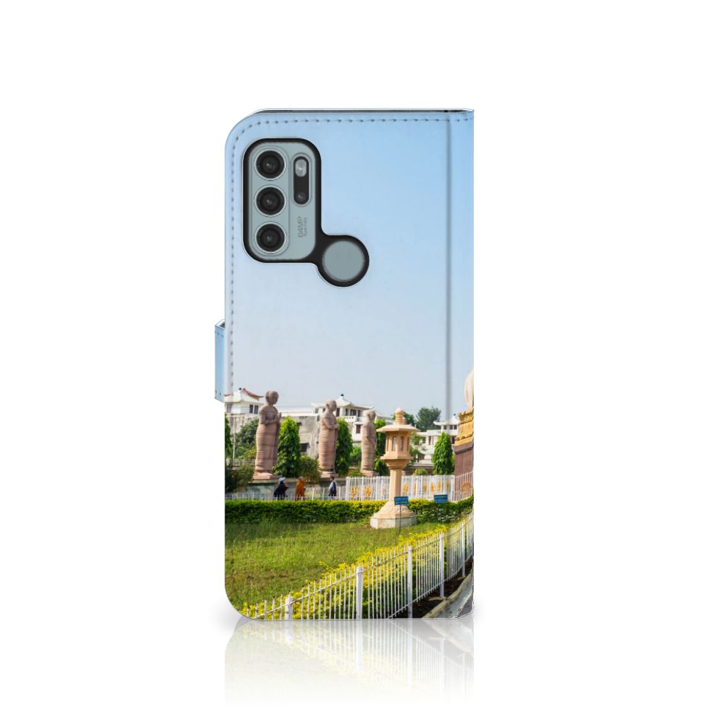 Motorola Moto G60s Flip Cover Boeddha